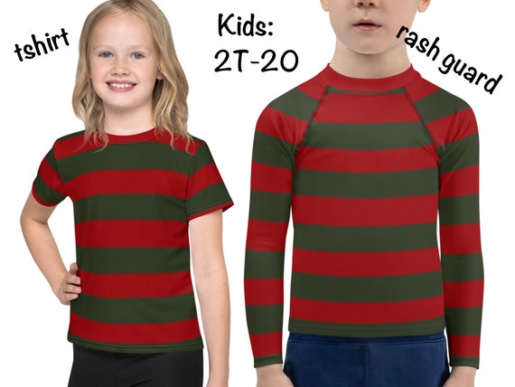 Freddy Krueger Kinder Shirt Gestreift Halloween Kostüm Kinder | Etsy Schweiz