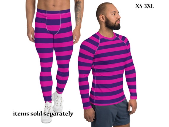 Cheshire Cat Men's Costume Athletic Halloween Striped - Etsy