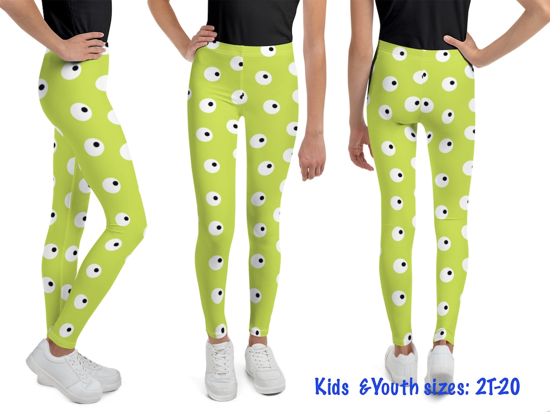 Alien Kids Costume Leggings Toy Story Outfit Eyes Teens Rash Guard ...