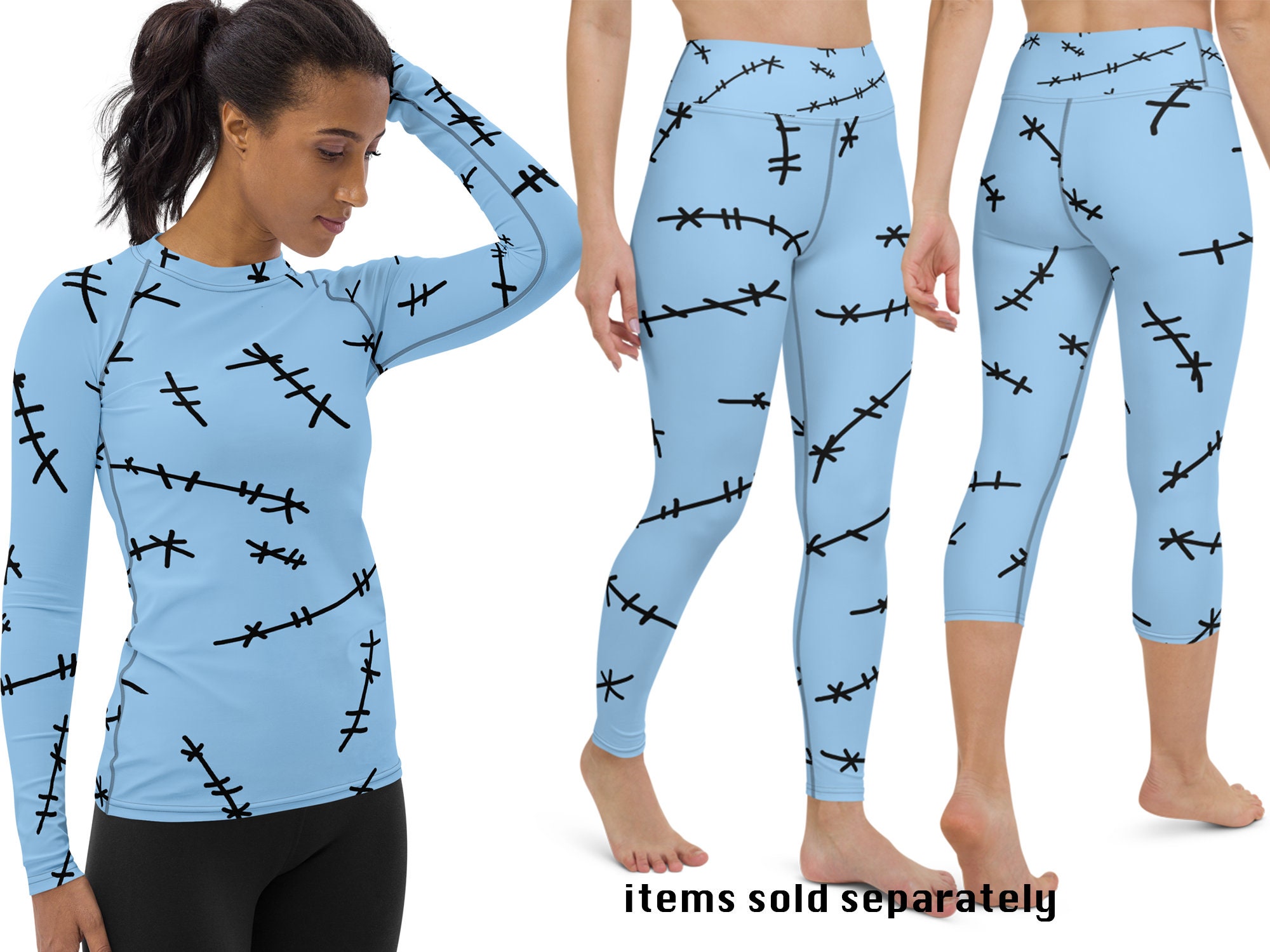 Stitched sally tights top