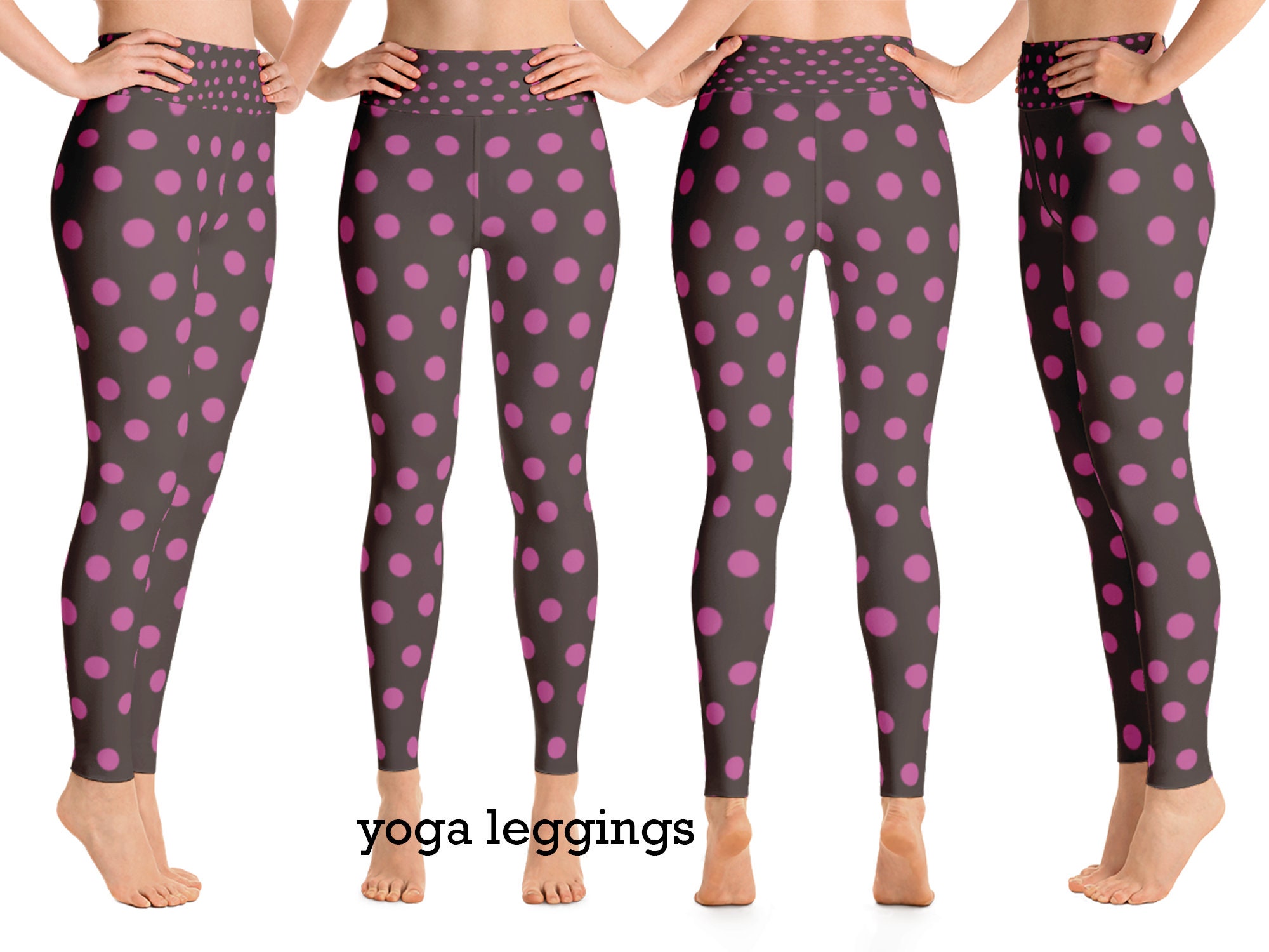 Polka Dot Leggings for Women, Dot Printed Yoga Pants, Yoga Pants, Active  Wear for Women, Printed Leggings, Cute Leggings, Soft Leggings -  Canada