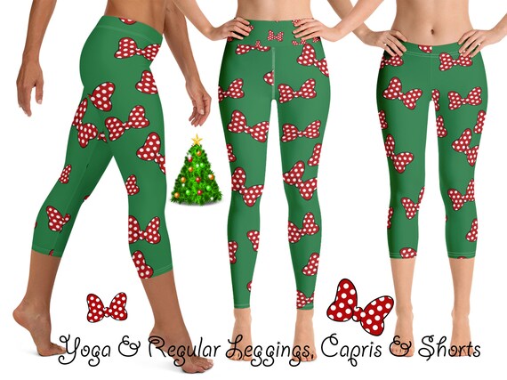 Christmas Running Leggings Disney 
