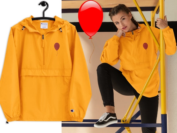 Georgie Yellow Raincoat Red Balloon Embroidery IT Horror Movie - Etsy  Singapore