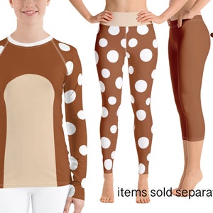Brown Furry Animal Print Spandex Leggings Women Athletic Halloween Cosplay  Costume Bear Dog Monkey Yoga Running Spandex Activewear -  Canada