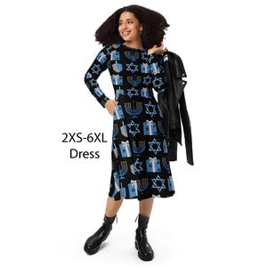 a line hanukkah dress Happy Hanukkah Chanukah Gifts Hanukkah A-Line Dress by artworkbyrihen