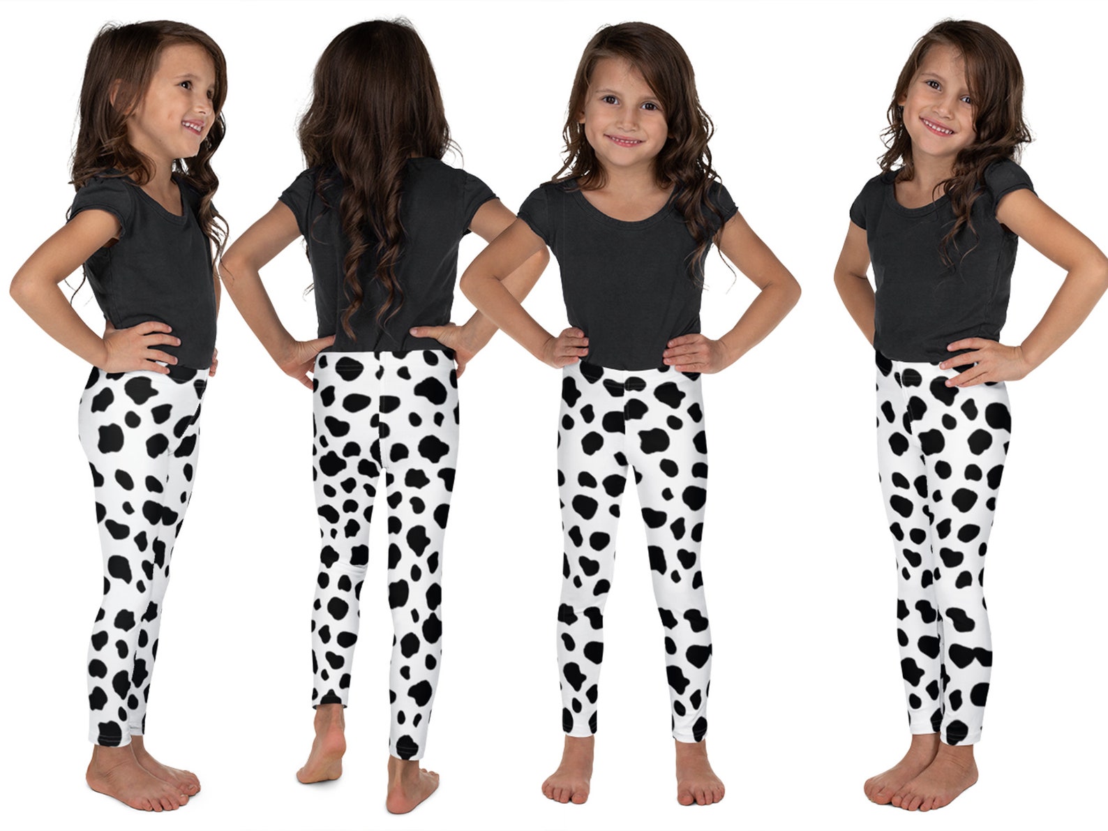 101 Dalmatians Kids Costume Leggings Halloween Puppy Rash Etsy
