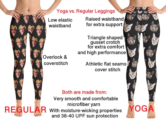 Classic Pinstripe Yoga Leggings - Sporty Chimp legging, workout