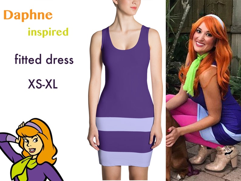 Daphne Blake Dress Halloween Women Cosplay Scooby-doo Costume - Etsy
