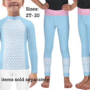 Bo Peep Kostüm Kinder Halloween Leggings Cosplay Rash Guard Shirt Spielzeug Geschichte Kinder Spitze Workout Schürze Geburtstag Outfit
