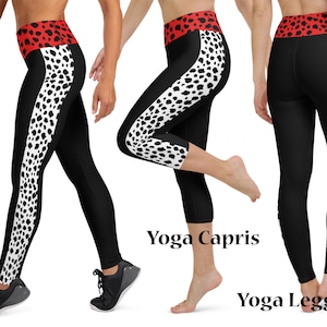 Cruel Villain Workout Leggings Women Running Athletic Costume Halloween Villain Yoga 101 Dalmatians Gift Shorts Activewear Party