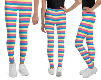 Leggings a rayas de Nancy para niños, disfraz de Halloween, pantalones de licra, regalo de cumpleaños, atuendo para adolescentes