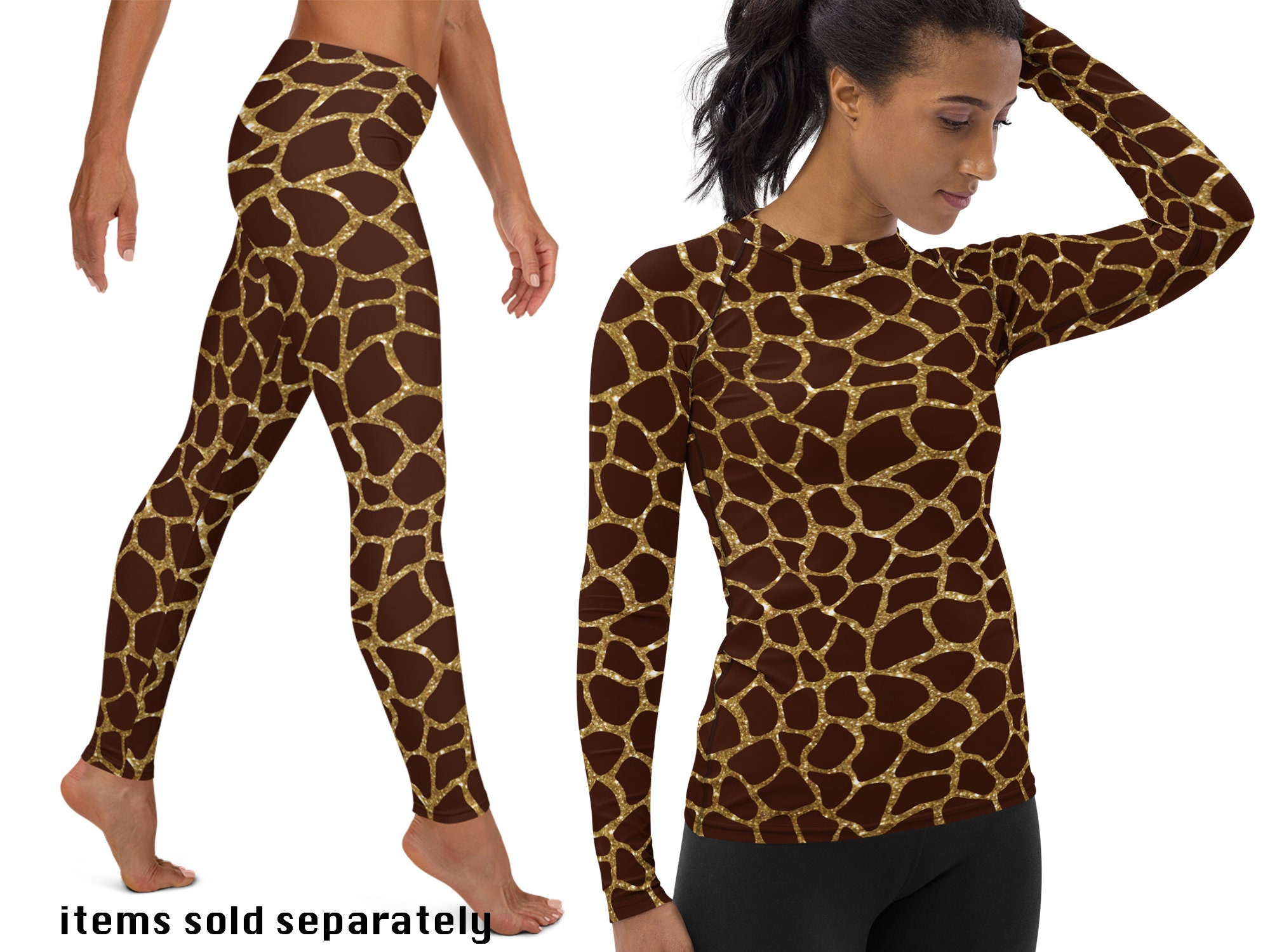 Rainbow Animal Print Workout Leggings LGBT Women Patched Cheetah