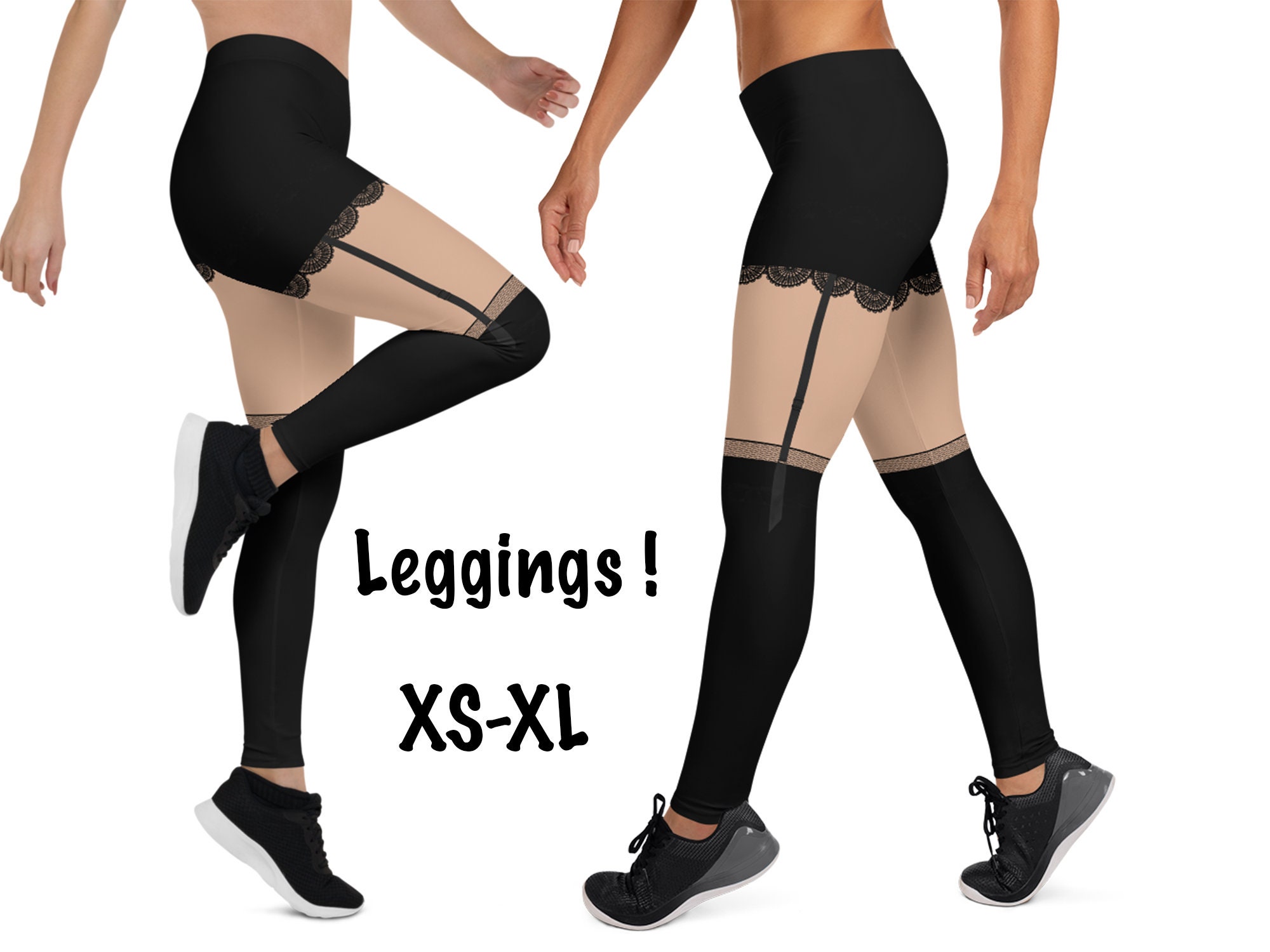 Illusion Knee High Stockings Workout 