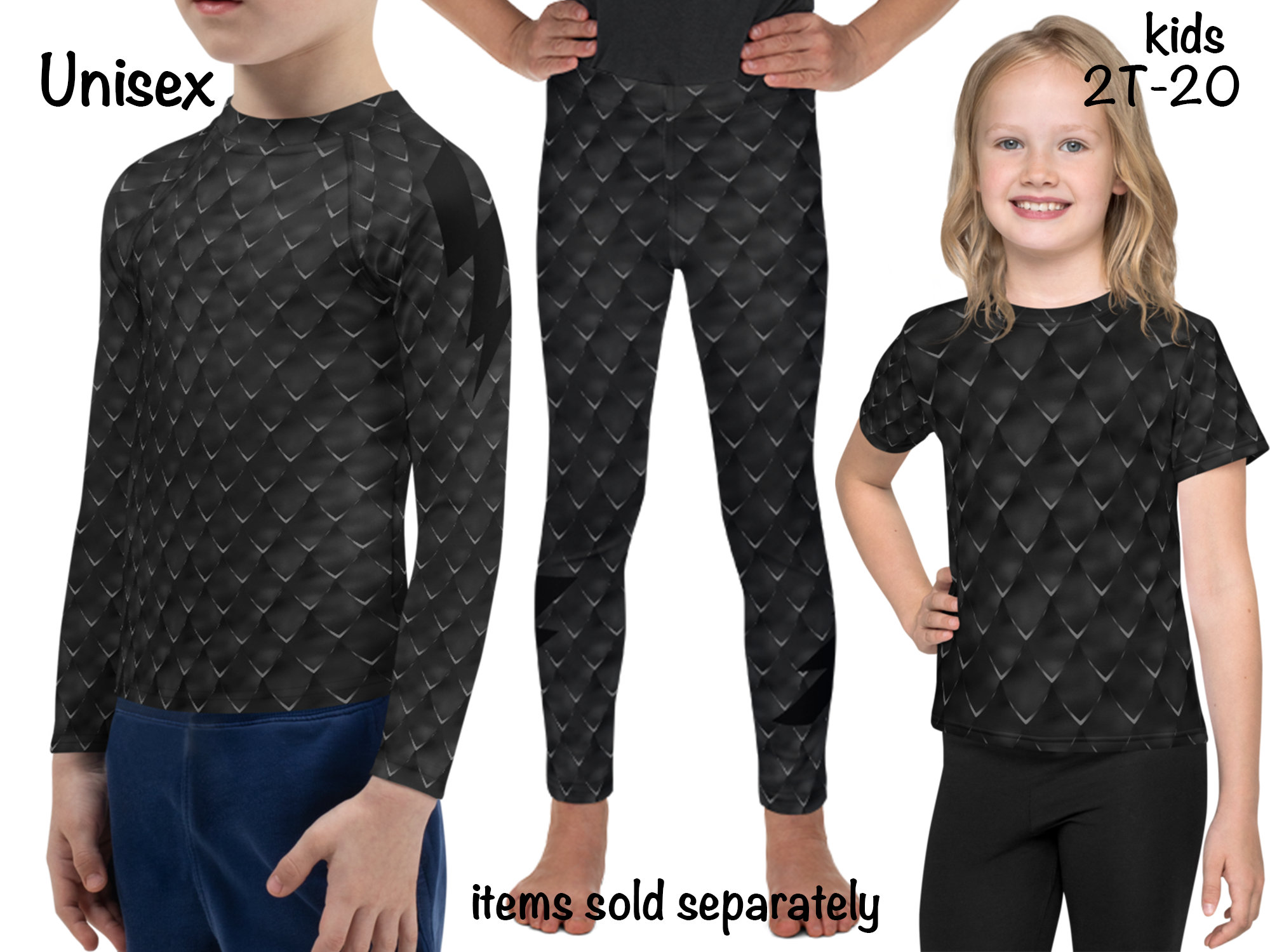 Dragon Scales Kids Leggings