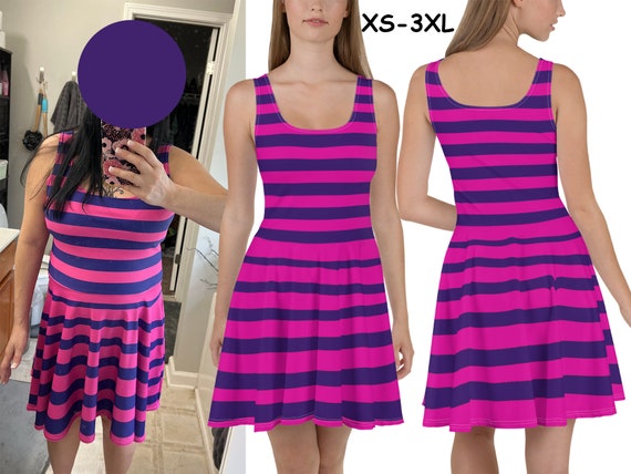Pink purple hotsell striped dress