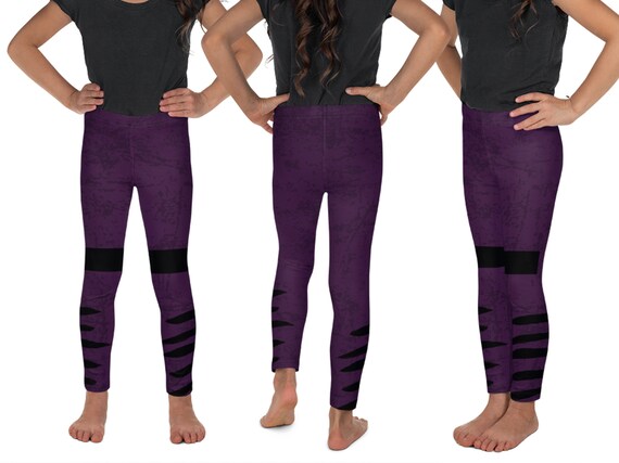 Mal Descendants Kids Leggings Halloween Cosplay Villain Toddler Children Pants Costume Birthday Purple Tights Gift Party Outfit Etsy Canada