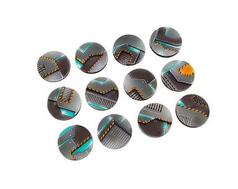 Infinity Wargaming Base Topper Daedalus Gate Round 25mm (12 pieces)