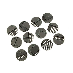 Space Station Base Topper Round 25mm (12)