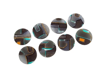Infinity Wargaming Base Topper Daedalus Gate Round 40mm (8 pieces)