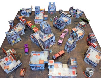 Infinity N5 Precinct Interplanetario PREPAINTED Infinity Sci-Fi Gaming Table Bundle