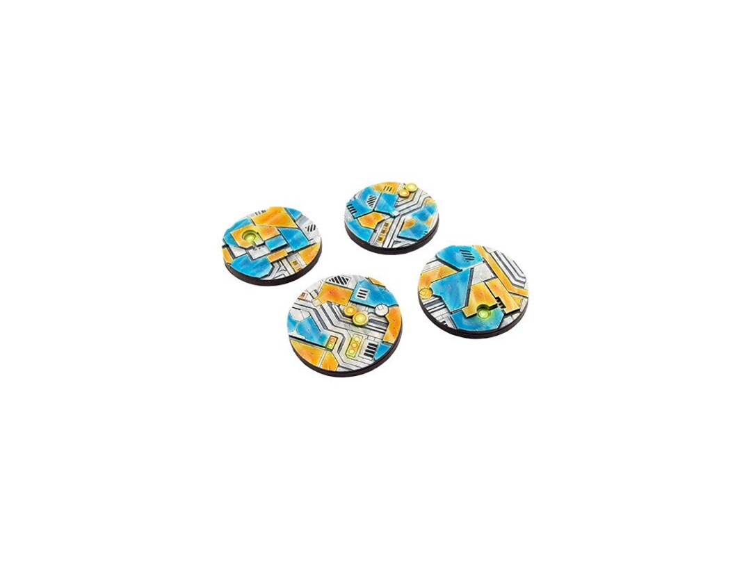 Micro Art Studio Base Topper Sigma Rotondo 55mm Set 4 MDF Per Warhammer