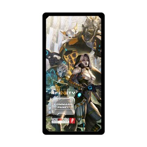 May include: A futuristic sci-fi themed game board with a command panel and the text "INFINITY" printed on it. The board features a colorful illustration of three characters in a futuristic setting.