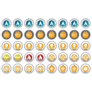 Infinity Tokens Starterset N5 (50) Blauw