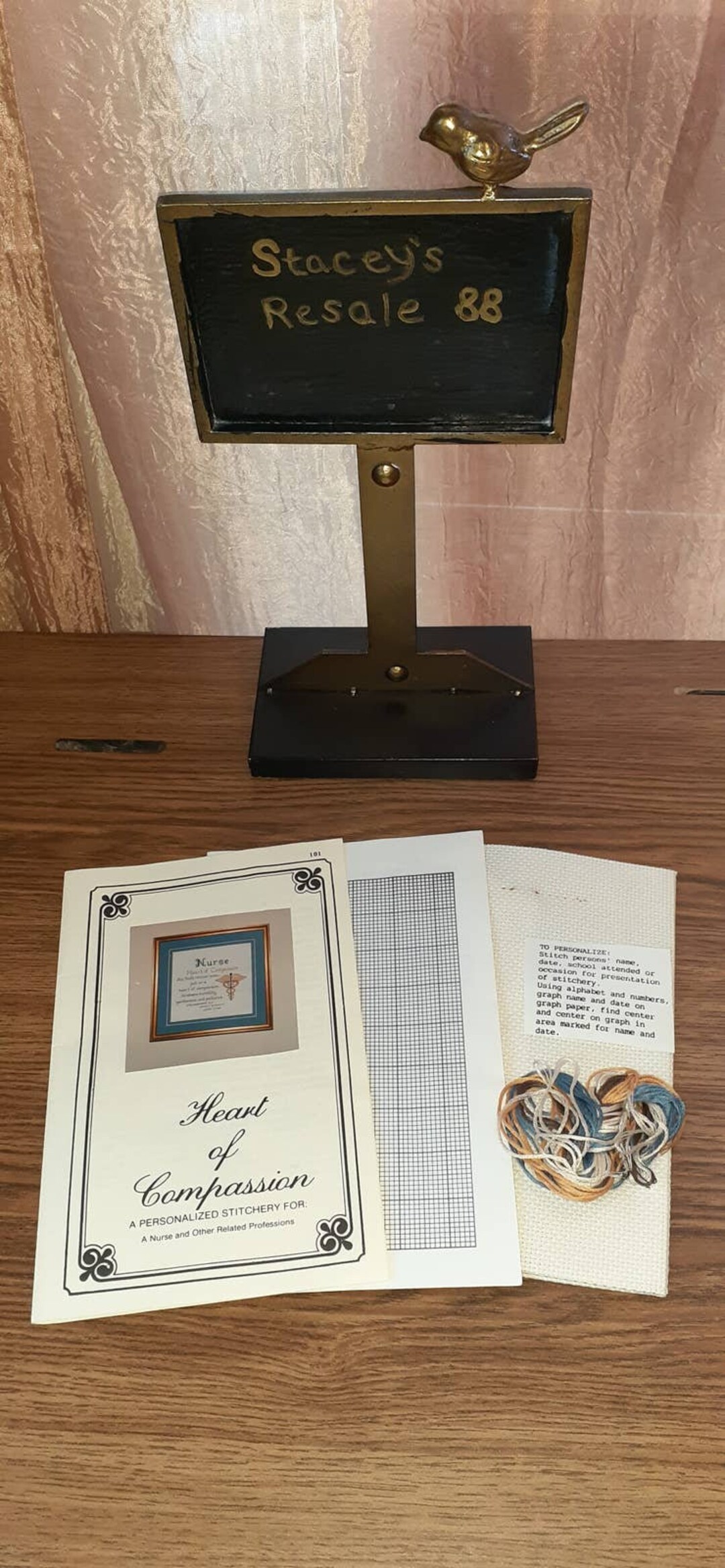 Vintage Nurse Counted Cross Stitch Embroidery Kit Etsy