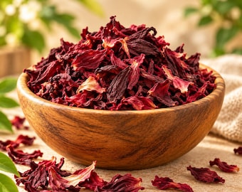 Dried Hibiscus Flowers - 4oz