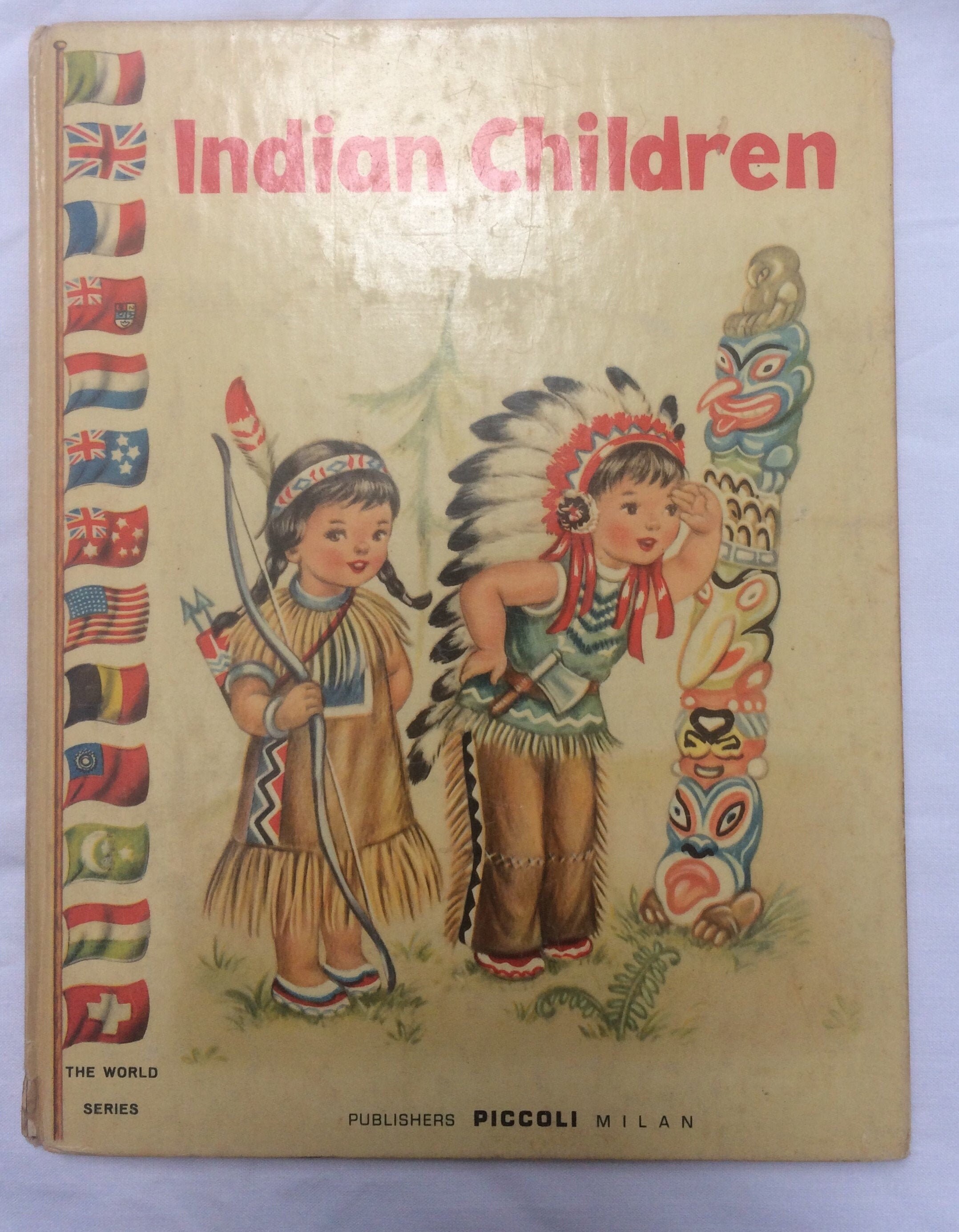 Vintage Children's Book Indian Children by Etsy
