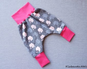 Pumphose Handmade Mädchen Musselin Schwalben 50//56,62//68,74//80,86//92,98//104