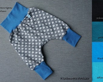 Pumphose Mitwachshose Handmade Babyhose Junge 50//56,62//68,74//80,86//92,98//104