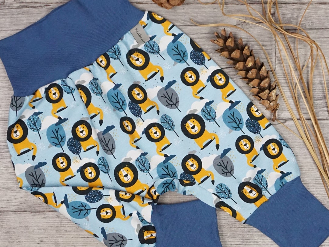 Babyhose / Pumphose / Mitwachshose einfarbig dunkelblau - Kindermode Wien