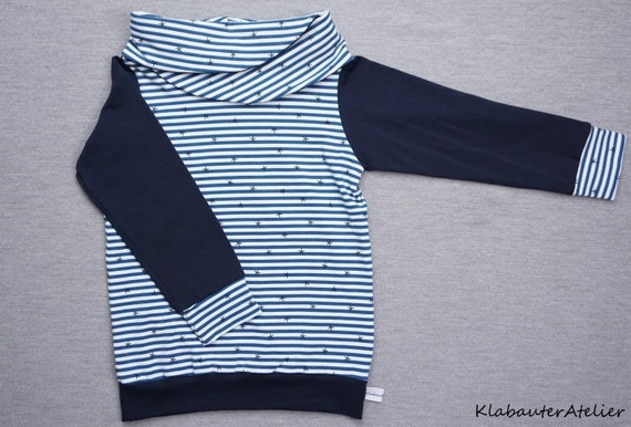 Hoodie Pullover Wickelkragen Handmade 68//74//80//86//92//98//104//110//116