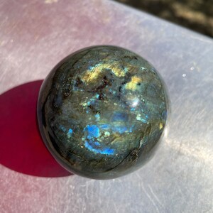 Labradorite sphere 734 grams