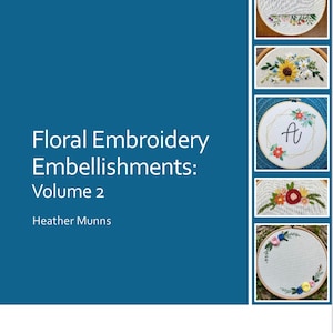 E-Book V2 de enfeites de bordado floral