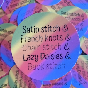 Favorite Stitches Sticker
