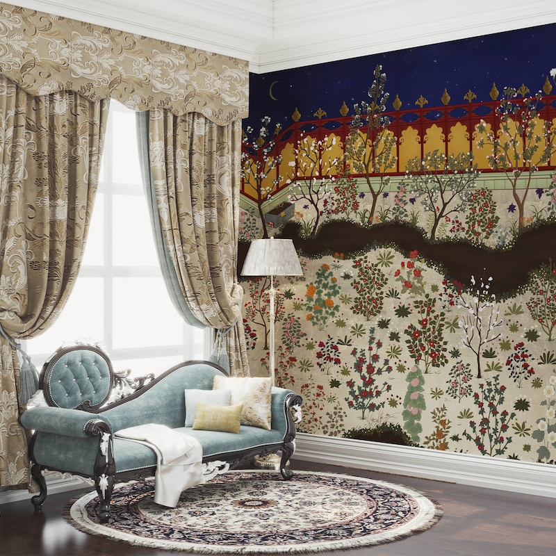 Oriental Wall Mural - Etsy