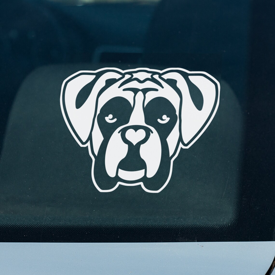 Boxer Vinyl Decal/car truck van decal sticker/Boxer Dog Etsy