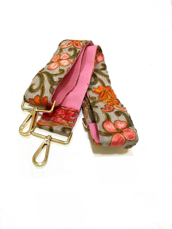 Floral store bag strap