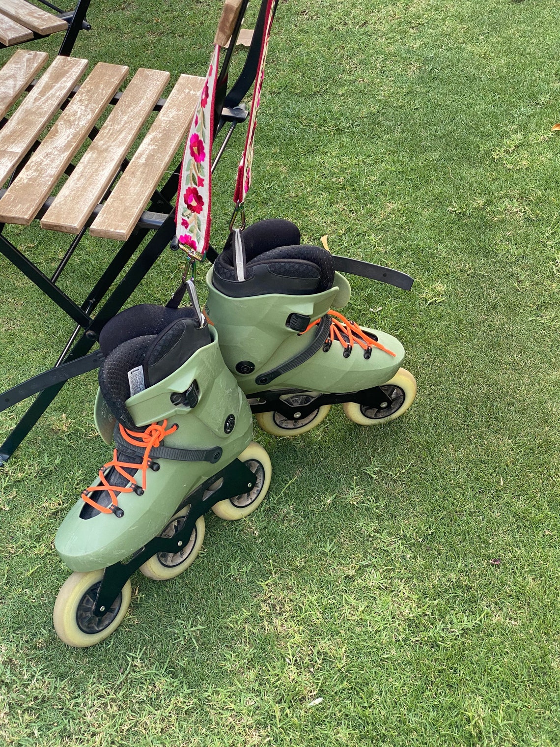 In line roller skate shoulder strap or leash. Etsy