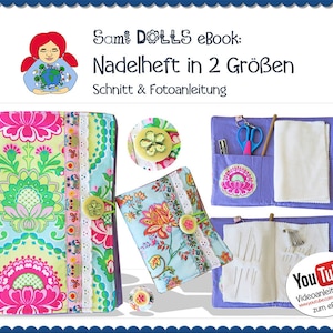 Needle booklet in 2 sizes • Pattern & instructions PDF | Sami Dolls eBooks