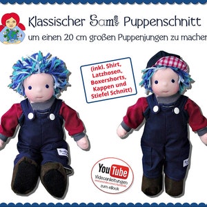 Make your own 20 cm Waldorf doll boy • Pattern & Instructions PDF | Sami Dolls eBooks