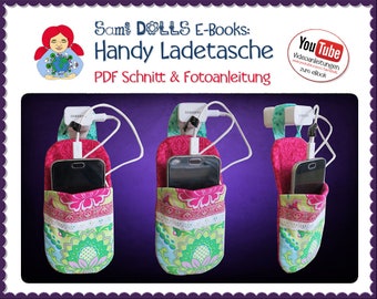 Handy Ladetasche Halter • Schnitt & Anleitung PDF | Sami Dolls eBooks