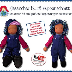 Faça seu próprio boneco Waldorf de 45 cm • Molde e instruções em PDF | eBooks de bonecas Sami
