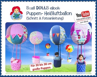 Make hot air balloon for dolls yourself • Pattern & Instructions PDF | Sami Dolls eBooks