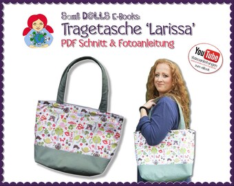 Make your own carrier bag 'Larissa' • Cut & Instructions PDF | Sami Dolls eBooks