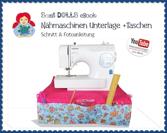 Tapete para máquina de coser • Patrón e instrucciones en PDF | Libros electrónicos de Sami Dolls