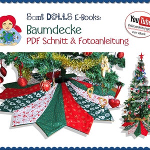 Christmas tree blanket • Pattern & instructions PDF | Sami Dolls eBooks