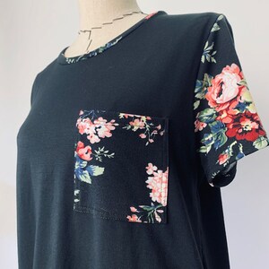 Trish Newbery Design La robe t-shirt Lucy XXS-3XL Patron de couture PDF Une robe t-shirt coupe carrée OU une option avant à nouer sur le côté plus ajustée image 3